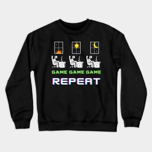 Game&Repeat Crewneck Sweatshirt